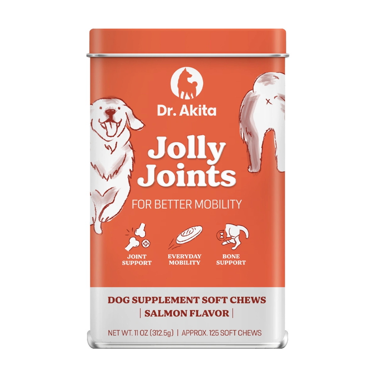 Jolly Joints - Dog Supplement Soft Chews For Healthy Bones & Joints