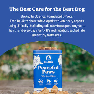 Peaceful Paws - Dog Supplement Soft Chews For A Calm Canine